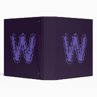 Déplaisant Monogramme violet sur violet