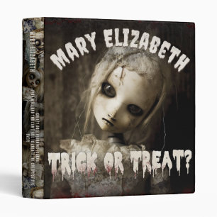 Classeur Déplaisant Trick ou traiter Haunted Doll Halloween