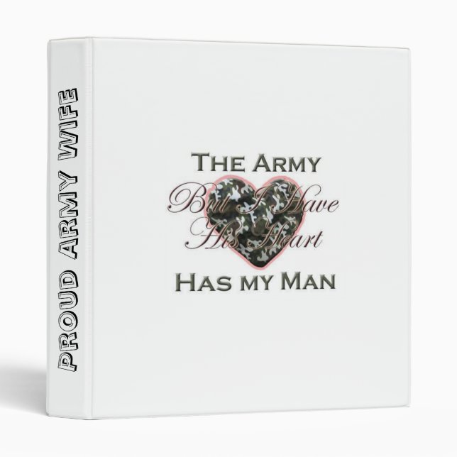 Classeur d'épouse d'armée (Devant/Côté)
