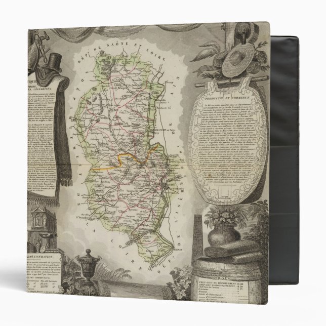 Classeur Dept du Rhône (Devant/Intérieur)