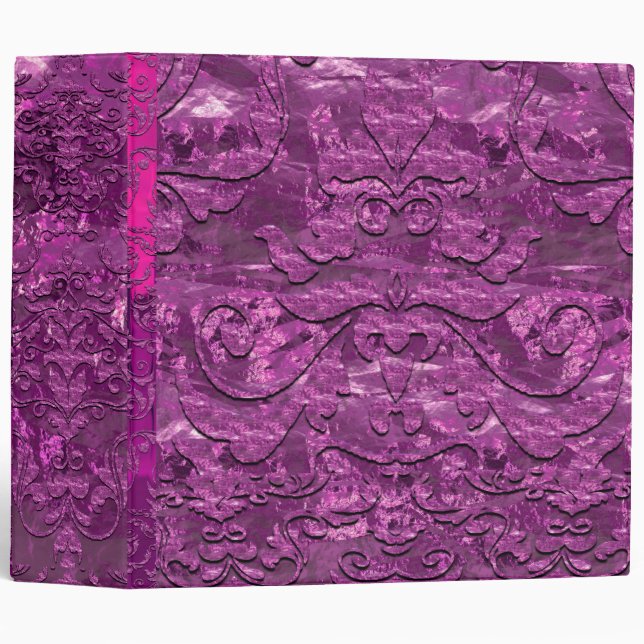 Classeur Derougge Passion Damask (Devant/Côté)