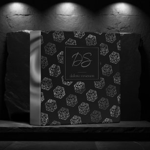 Classeur Dés à jouer RPG   Marque de jeu de rôle rétro sur 