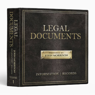 Classeur des documents juridiques