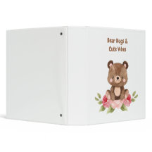 Classeur des hugs d'ours et des cubes