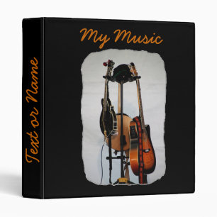 Classeur des instruments de musique 3-Ring de