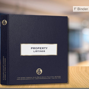 Classeur des listes de biens immobiliers modernes