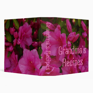 Classeur des recettes de la grand-maman avec des