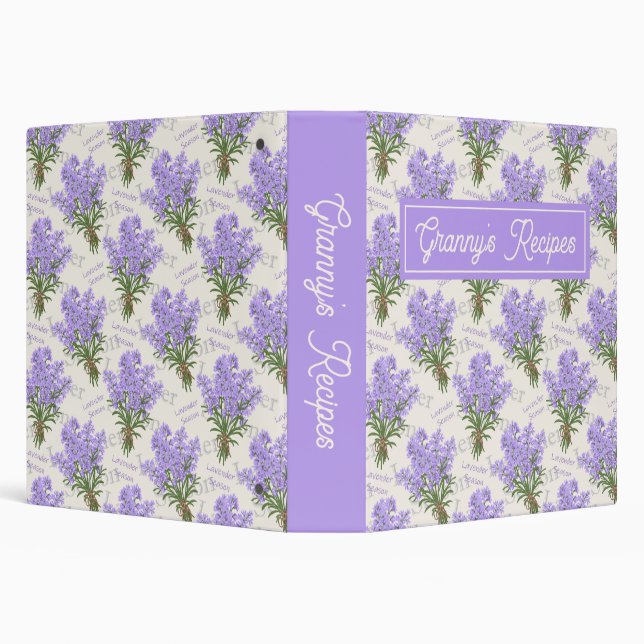 Classeur des recettes de Lavender Granny (Arrière-plan)