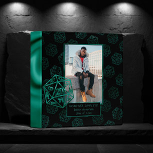 Classeur Dés RPG Emerald Tabletop Retro Gamer Graduation