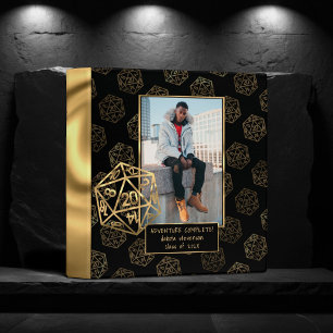 Classeur Dés RPG Gold Imaginaire Tabletop Gamer Graduatio