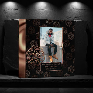 Classeur Dés RPG Imaginaire cuivre Tabletop Gamer Photo