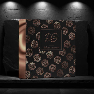 Classeur Dés RPG Marque de la tablette Imaginaire en cuiv