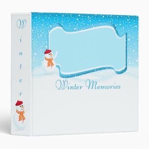 Classeur des souvenirs d'hiver