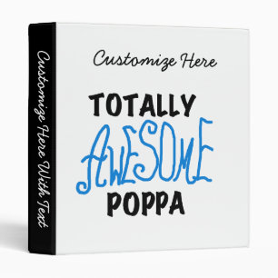 Classeur Des tee-shirts et cadeaux Poppa absolument géniaux