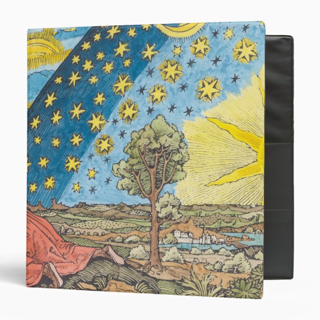 Classeur Description fantastique du système solaire (Devant/Intérieur)