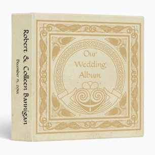 Classeur Design celtique avec Album photo Mariage Claddagh