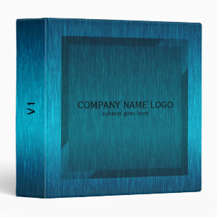 Classeur Design géométrique turquoise bleu