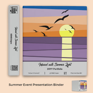 Classeur Design gris et coucher de soleil   Présentation de