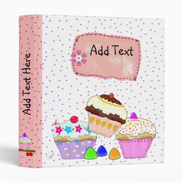 Classeur Designs d'albums créatifs par Carrollgraphix (Devant/Côté)