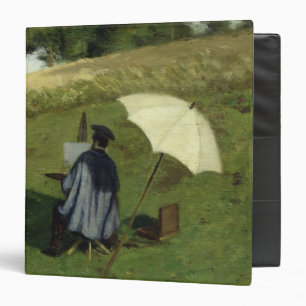 Classeur Désir Dubois peignant en plein air, c.1852