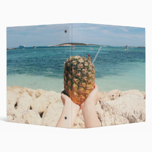 Classeur dessert ananas mer