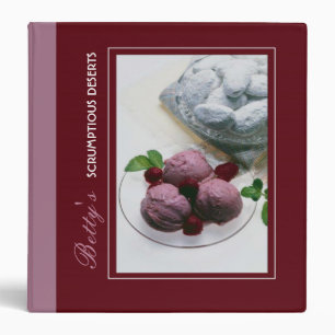 Classeur Desserts délicieux et glaces