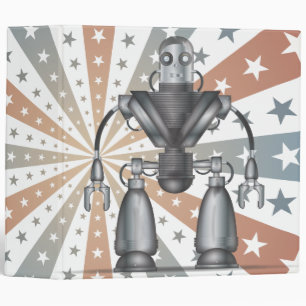 Classeur Dessin Animé de Robot Mécanique