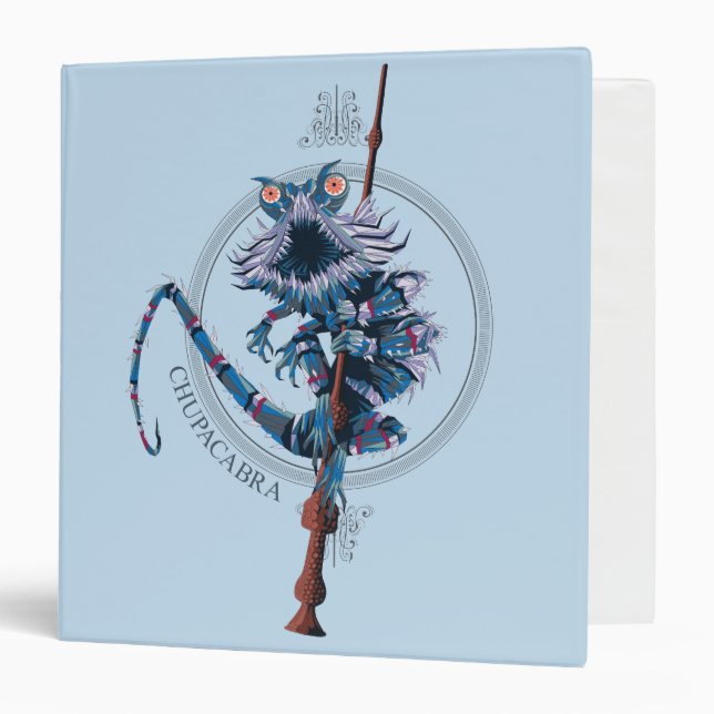 Classeur Dessin Chupacabra & Baguette Aînée (Devant/Intérieur)