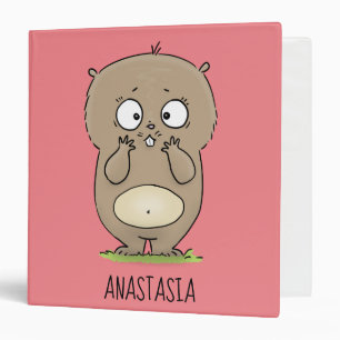 Classeur Dessin d'adorable hamster