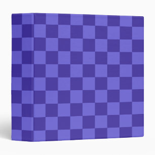 Classeur Dessin damier bleu symétrique