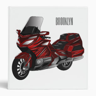 Classeur Dessin de moto de tourisme