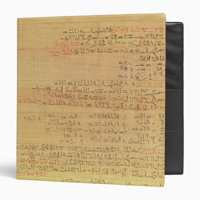 Classeur Détail du papyrus mathématique de Rhind (Devant/Intérieur)