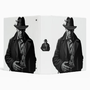 Classeur Détective en style noir