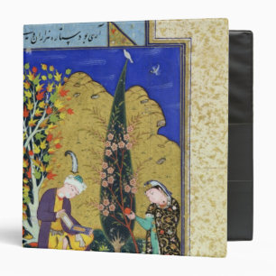 Classeur Deux amants dans un verger fleurissant