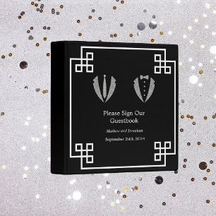 Classeur Deux chambres Gay Tuxedo Mariage Livre d'hôtes