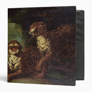 Classeur Deux léopards, C. 1820