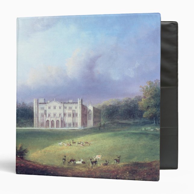 Classeur Deux vues de prieuré d'Apley (Devant/Intérieur)