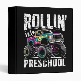 Classeur Dévaler Vers l'École Maternelle Monster Truck Reto