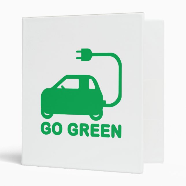 Classeur Devenez écolo ~ Conduite de voitures électriques (Devant/intérieur)