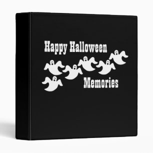 Classeur d'Halloween Ghost Party (1 pouce), noir
