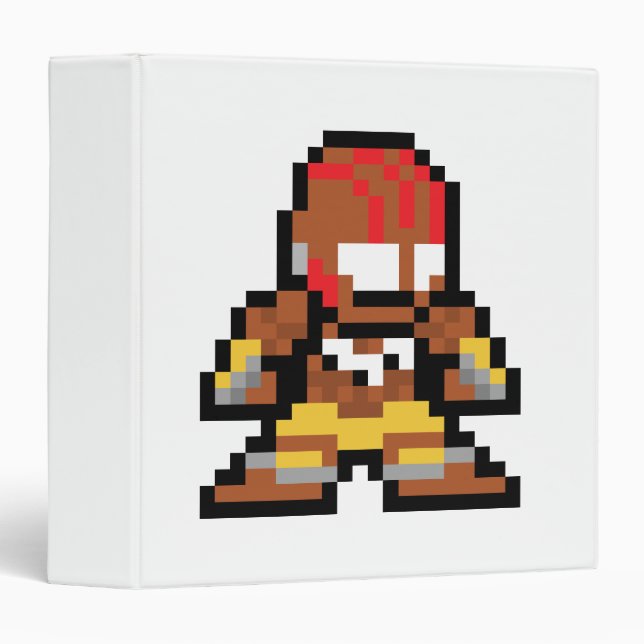Classeur Dhalsim à 8 bits (Devant/Côté)