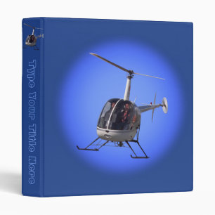 Classeur d'hélicoptère Cool Classeurs de livre d'h