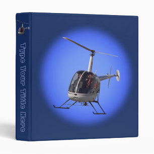 Classeur d'hélicoptère Cool Classeurs de livre d'h