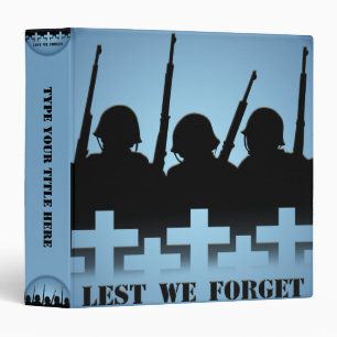 Classeur d'hommage militaire N'oublions jamais Liv