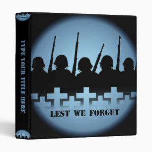 Classeur d'hommage militaire pour ne pas oublier l