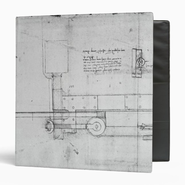 Classeur Diagramme d'un boulon mécanique (Devant/Intérieur)
