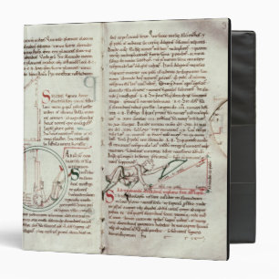 Classeur Diagrammes des mesures et du texte (vélin)