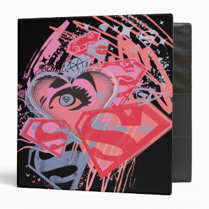 Classeur Diamants et lèvres Supergirl