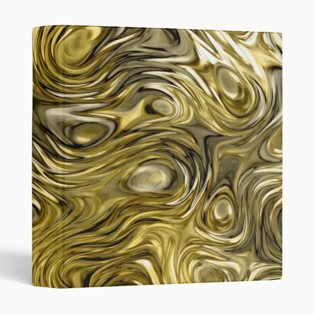 Classeur d'impression "or" (Devant/Côté)