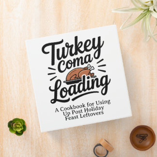 Classeur Dinde de Thanksgiving rigolote : coma imminent